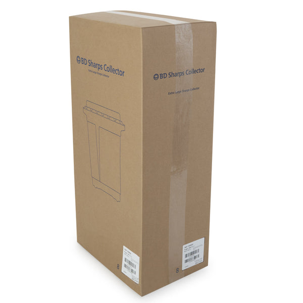 BD™ Sharps Container Red Base 18-1/2 X 17-3/4 X 11-3/4 Inch Vertical Entry 9 Gallon (457101_CS) 8/CS