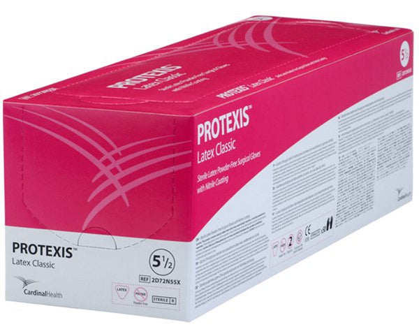 Protexis™ Latex Classic Surgical Glove Size 7 Sterile Latex Standard Cuff Length Smooth Cream Not Chemo Approved (809580_BX) 50/BX