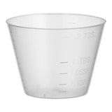 McKesson Medicine Cup 1 oz. Translucent Plastic Disposable NonSterile (1228933_SL) 100/SL