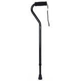 McKesson Offset Cane Aluminum 30 to 39 Inch Height Black (1065214_EA) 1/EA
