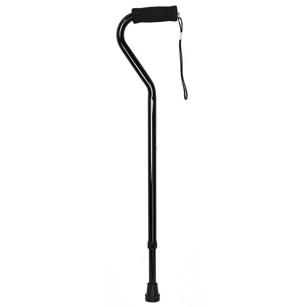McKesson Offset Cane Aluminum 30 to 39 Inch Height Black (1065214_EA) 1/EA