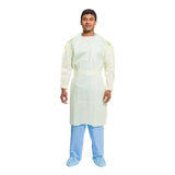 Halyard Tri-Layer Protective Procedure Gown Large Yellow NonSterile AAMI Level 2 Disposable (379372_CS) 100/CS
