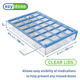 Pharmadose® Locking Pill Planner Pill Organizer Small 7 Day 4 Dose (1146030_CT) 6/CT