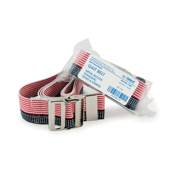 McKesson Gait Belt 60 Inch Length Stars and Stripes Design Polyester (865281_EA) 1/EA