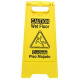 Impact® Wet Floor Sign, Yellow, English/Spanish, 6/Case (IMP9152WCT) Case of 6