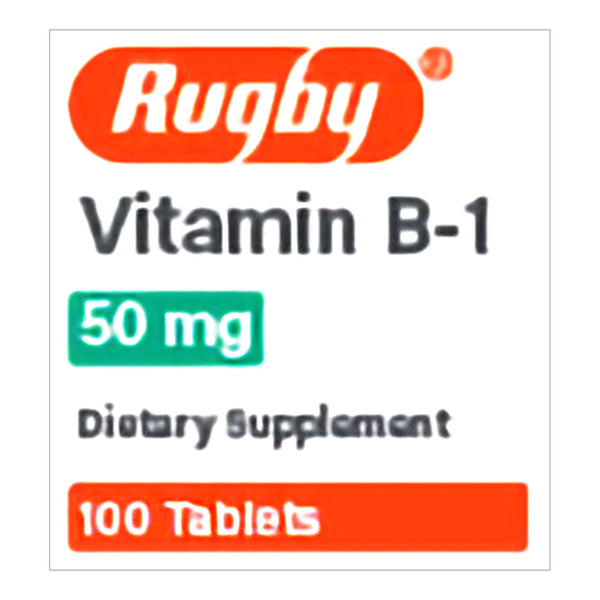 Major Pharmaceuticals Vitamin Supplement Vitamin B1 50 mg Strength Tablet 100 per Bottle (1174782_BT) 1/BT