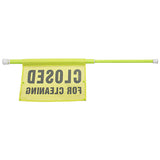 Impact® Closed For Cleaning Safety Pole, 30-44 Inch, Yellow, 6/Case (IMP9175I) Case of 6