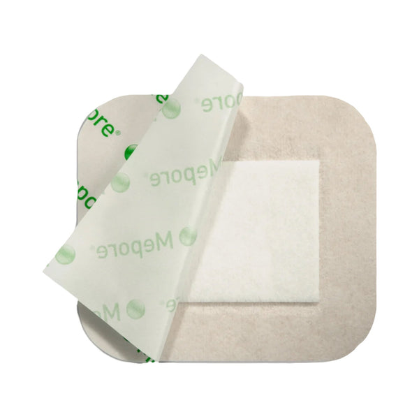Mepore® Pro Composite Dressing 3-3/5 X 4 Inch Rectangle Sterile Film Backing (564448_EA) 1/EA