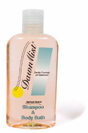 DawnMist® Shampoo and Body Wash 4 oz. Flip Top Bottle Apricot Scent (366039_EA) 1/EA
