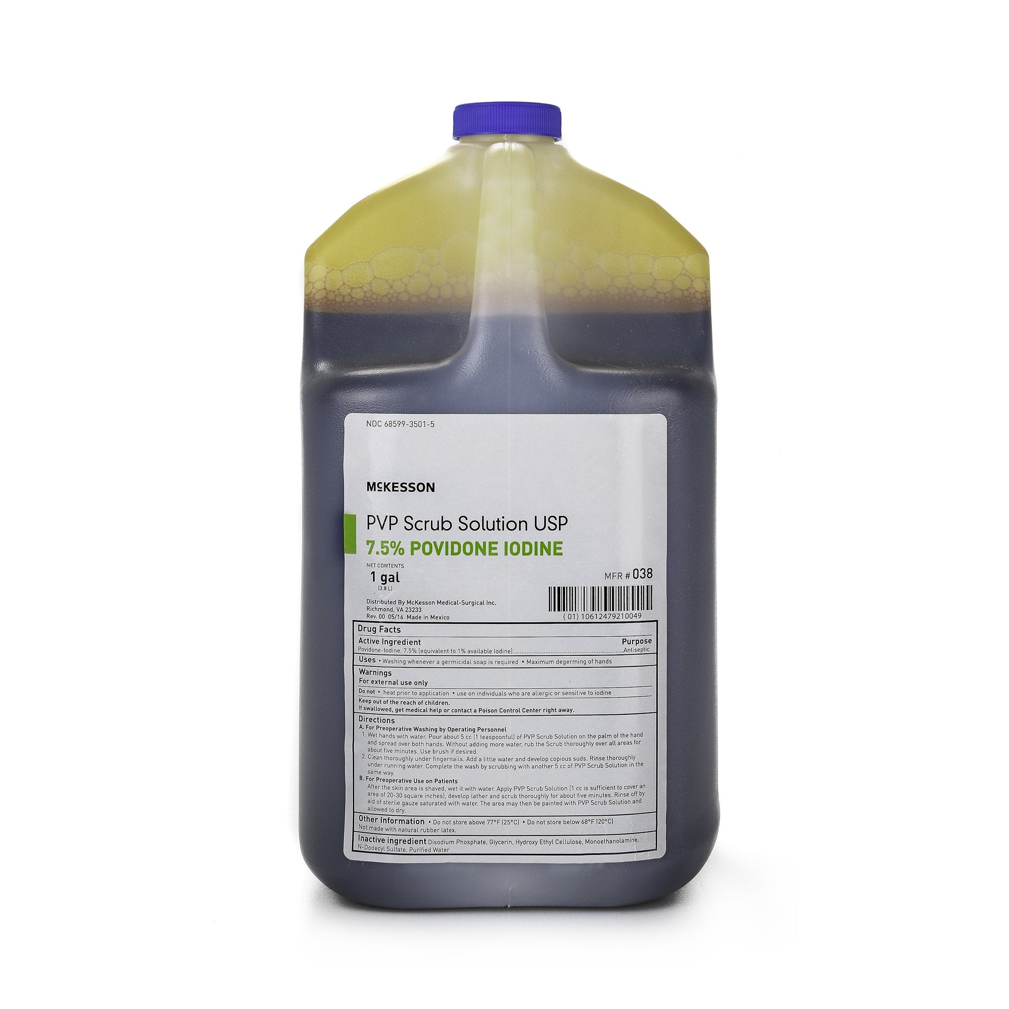 McKesson Surgical Scrub Solution 1 gal. Jug 7.5% Strength Povidone-Iod ...