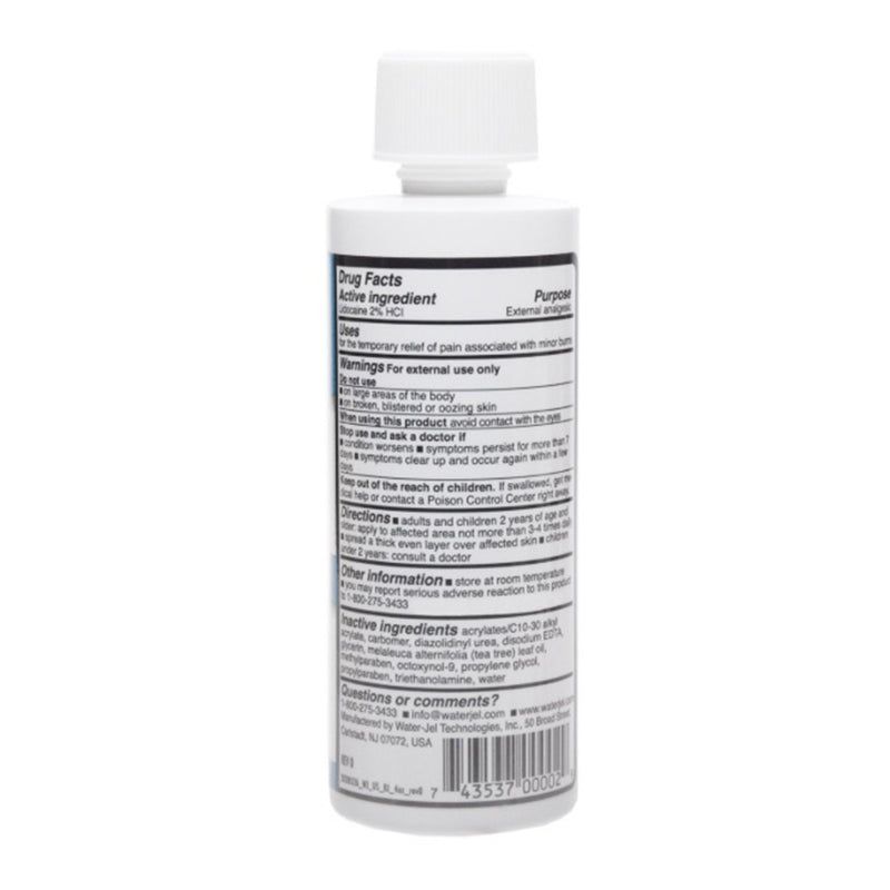 Water Jel® Burn Jel® Burn Relief Lidocaine Topical Gel 4 oz. Bottle (1069081_CS) 24/CS