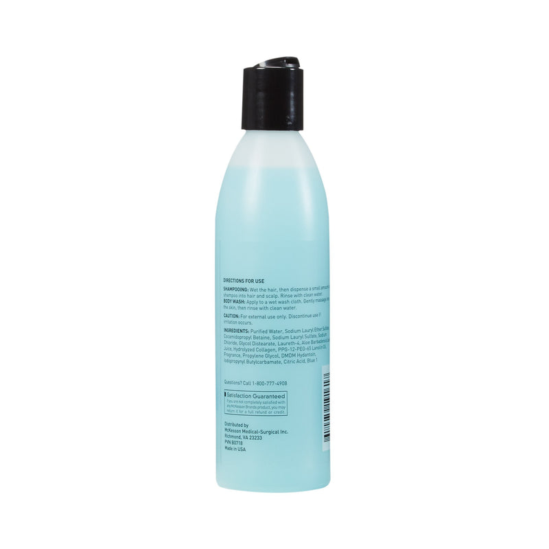 McKesson Shampoo and Body Wash 8 oz. Flip Top Bottle Summer Rain Scent (877018_EA) 1/EA