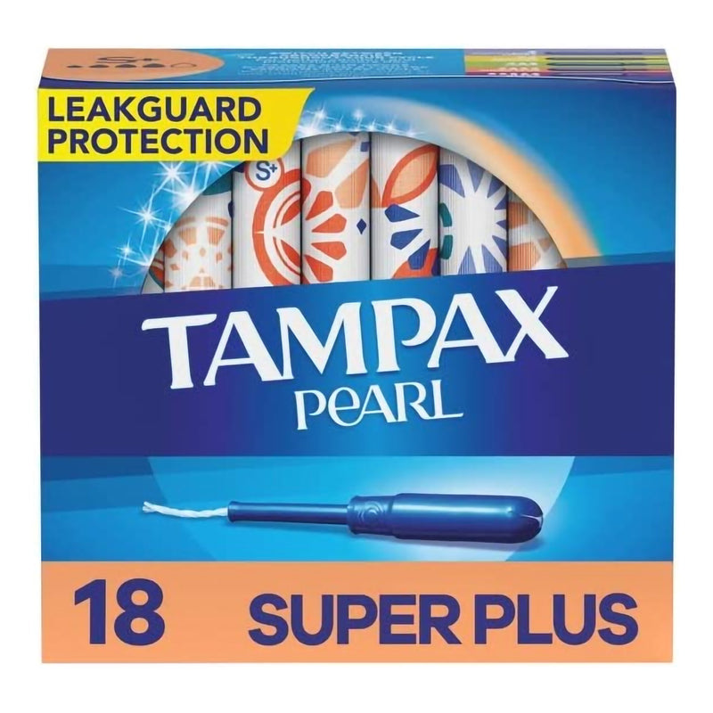 Tampax® Pearl Tampon Super Plus Absorbency Plastic Applicator Individually Wrapped (1186119_BX) 18/BX