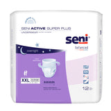 Seni® Active Super Plus Unisex Adult Absorbent Underwear Pull On with Tear Away Seams 2X-Large Disposable Heavy Absorbency (1226547_CS) 48/CS
