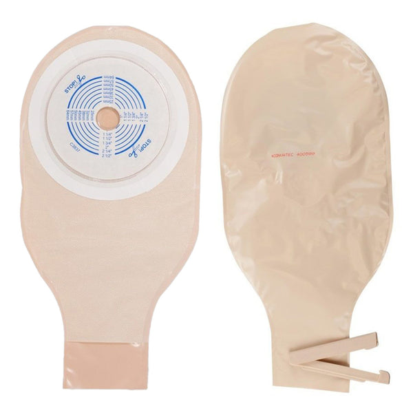 ActiveLife® Colostomy Pouch One-Piece System 12 Inch Length Flat, Trim to Fit 3/4 to 2-1/2 Inch Stoma Drainable (372846_BX) 10/BX