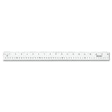 Westcott® Clear Flexible Acrylic Ruler, Standard/Metric, 18" Long, Clear (ACM10564)