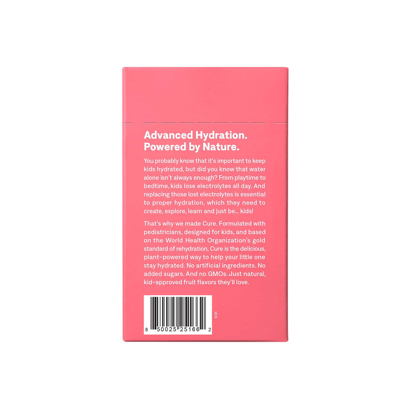Cure® Oral Electrolyte Solution Pink Lemonade Flavor 7.6 Gram Electrolyte (1256638_PK) 6/PK
