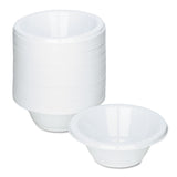 Tablemate® Plastic Dinnerware, Bowls, 12 oz, White, 125/Pack (TBL12244WH) Pack of 125