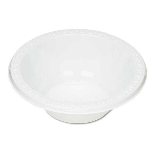 Tablemate® Plastic Dinnerware, Bowls, 12 oz, White, 125/Pack (TBL12244WH) Pack of 125