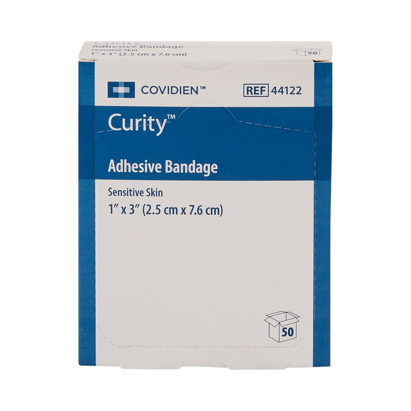 Curity™ Sensitive Skin Adhesive Strip 1 X 3 Inch Plastic Rectangle Tan Sterile (810230_CS) 1200/CS