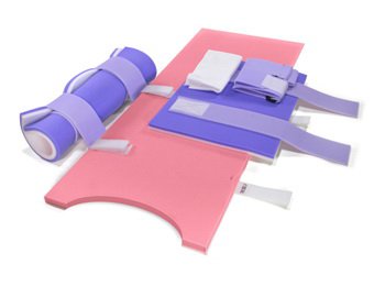 The Pink Pad® Trendelenburg Positioner Kit 20 W X 40 L X 1 H Inch Foam (981858_CS) 3/CS