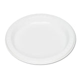Tablemate® Plastic Dinnerware, Plates, 7" dia, White, 125/Pack (TBL7644WH)