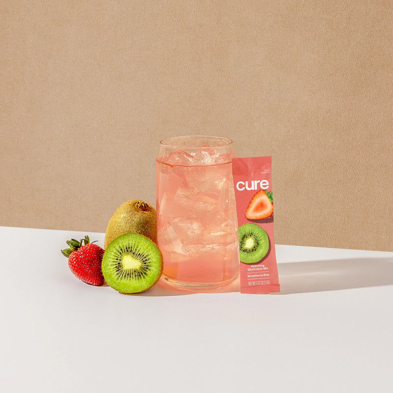 Cure Oral Electrolyte Solution Berry Pomegranate / Watermelon / Lemonade / Strawberry Kiwi Electrolyte (1270286_CS) 12/CS