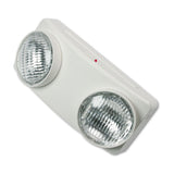 Tatco Swivel Head Twin Beam Emergency Lighting Unit, 12.75w x 4d x 5.5"h, White (TCO70012) Each