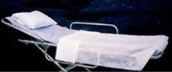 Allcare Inc Stretcher Sheet Fitted 30 X 72 Inch Blue Disposable (1066766_CS) 50/CS