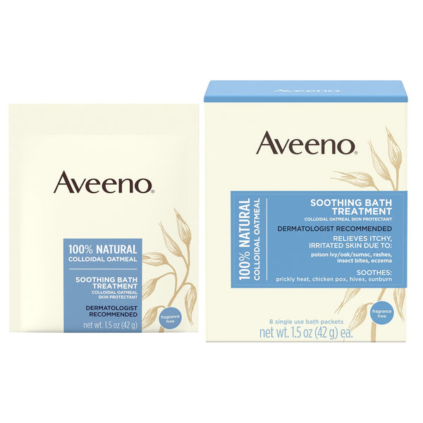 Aveeno® Bath Additive 1.5 oz. Individual Packet Unscented Powder (866006_BX) 8/BX