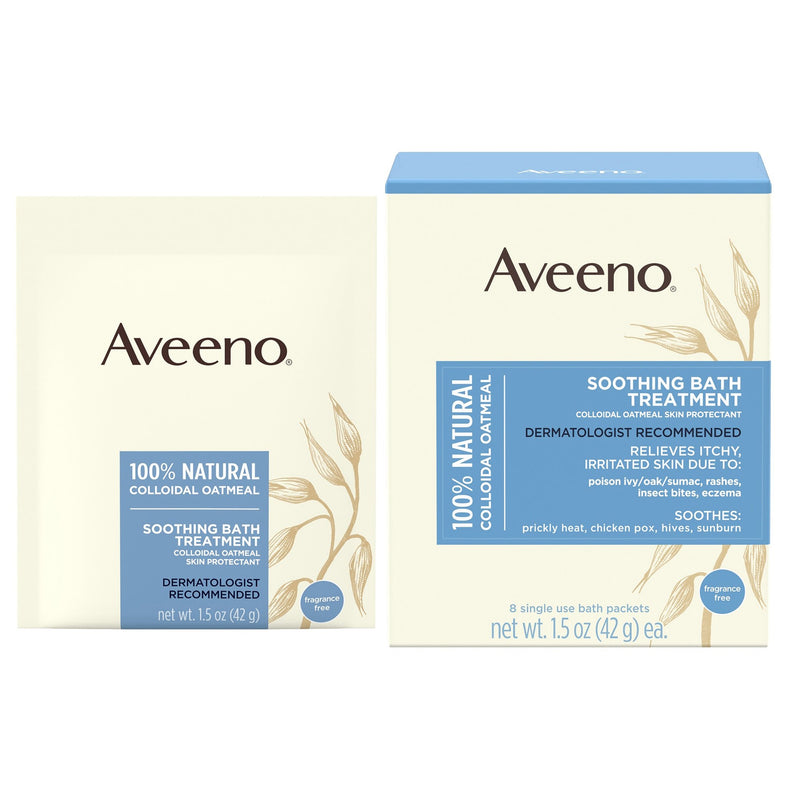 Aveeno® Bath Additive 1.5 oz. Individual Packet Unscented Powder (866006_BX) 8/BX