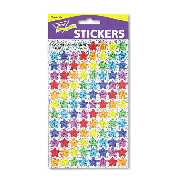 TREND® SuperSpots and SuperShapes Sticker Variety Packs, Colorful Sparkle Stars, Assorted Colors,1,300/Pack (TEPT46910) Pack of 1300