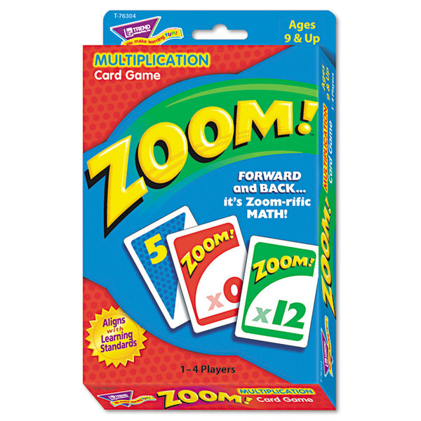 TREND® Zoom Math Card Game, Ages 9 and Up, 100 Cards/Set (TEPT76304) Each