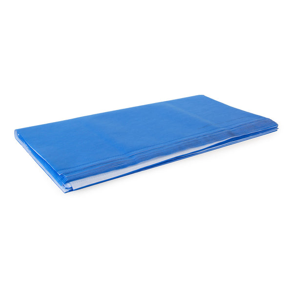 McKesson Sterilization Wrap White / Blue 24 X 24 Inch Dual Layer SMS Polypropylene (1243680_CS) 120/CS