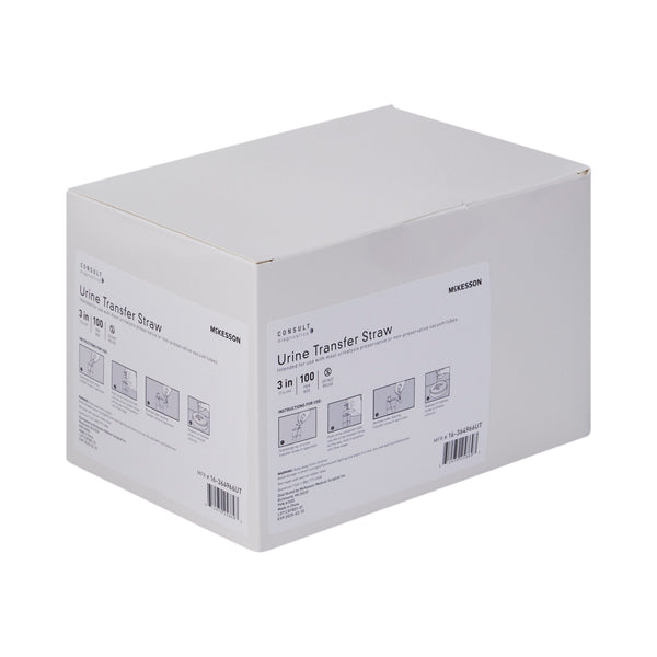 McKesson Consult™ Urine Transfer Straw For Most Vacuum Urine Tubes (1194144_BX) 100/BX