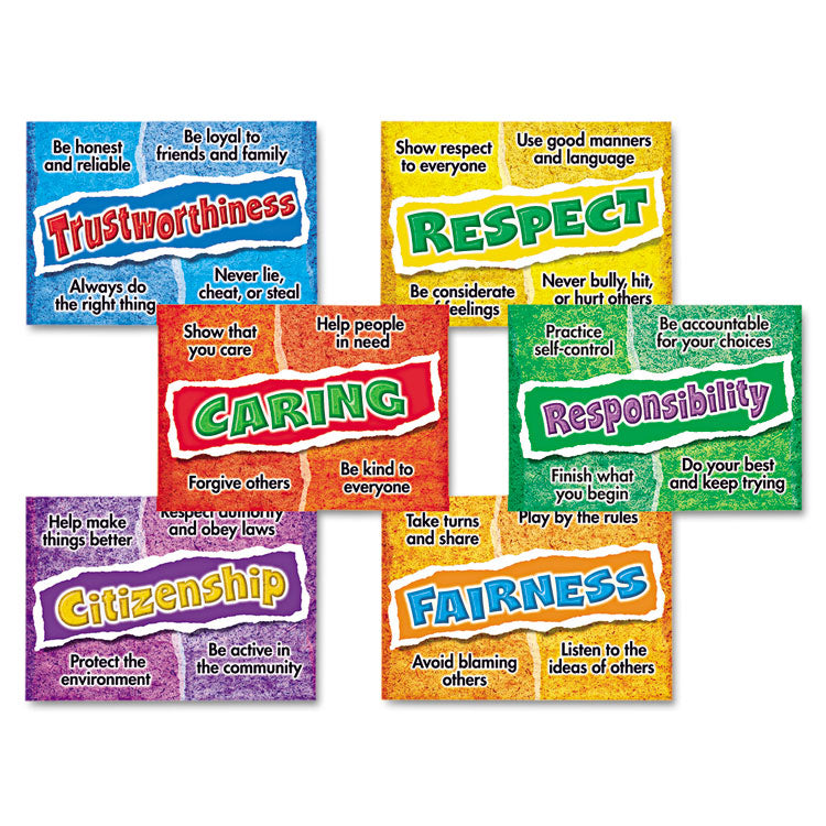 TREND® ARGUS Poster Combo Pack, "Character Choices", 13.5 x 19, 6 Posters/Pack (TEPTA67913) Each
