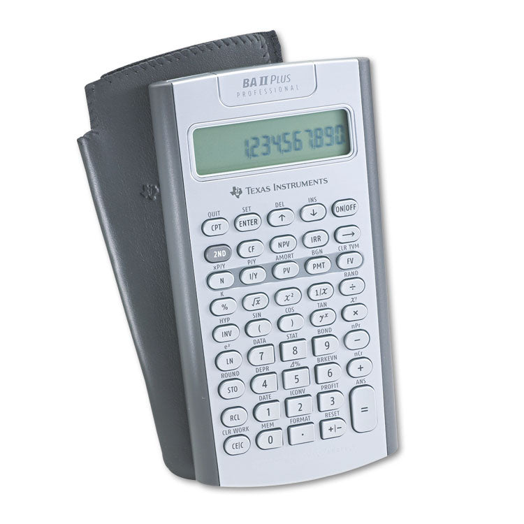 Texas Instruments BAIIPlus PRO Financial Calculator, 10-Digit LCD (TEXBAIIPLUSPRO) Each