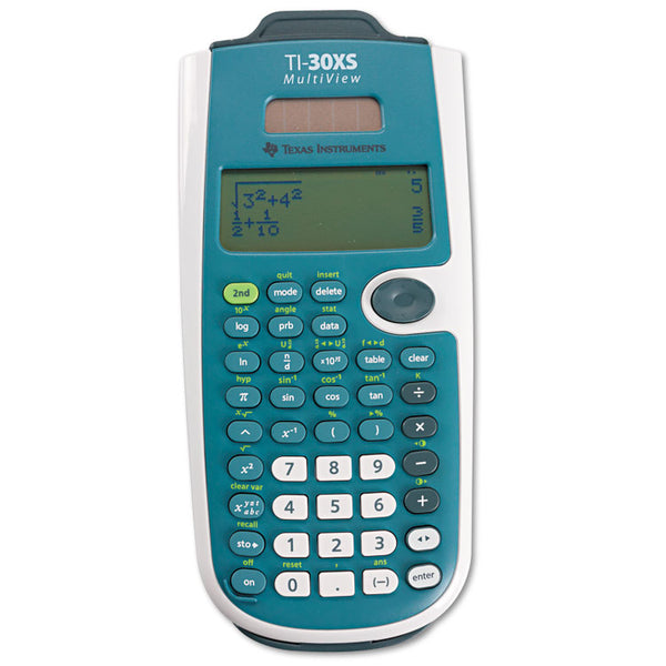 Texas Instruments TI-30XS MultiView Scientific Calculator, 16-Digit LCD (TEXTI30XSMV) Each