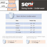 Seni® Active Super Plus Unisex Adult Absorbent Underwear Pull On with Tear Away Seams X-Large Disposable Heavy Absorbency (1169933_CS) 64/CS