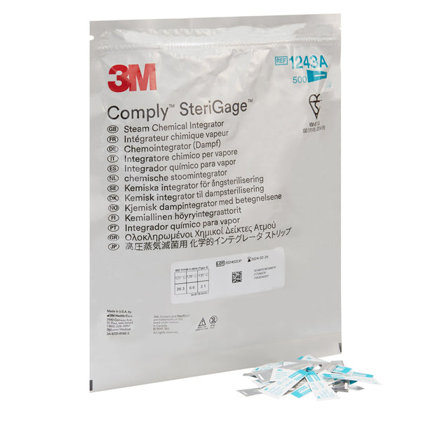 Attest™ Sterilization Chemical Integrator Strip Steam 2 Inch Length (134499_BG) 1/BG