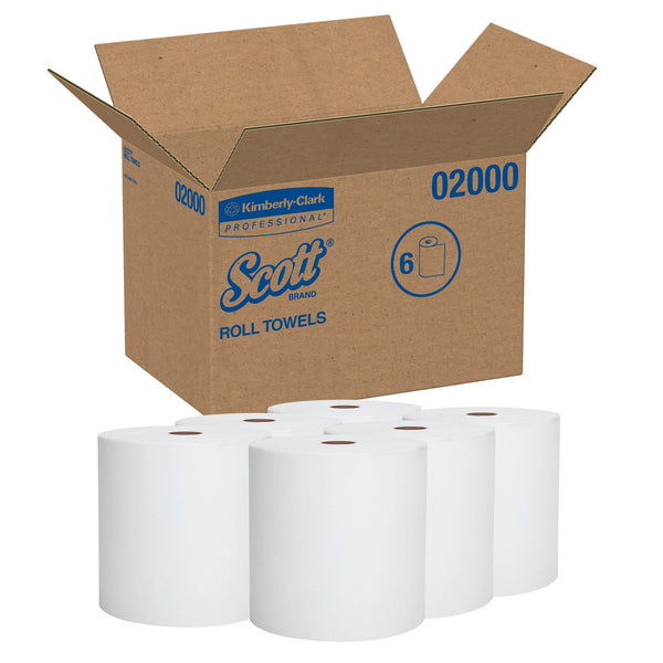 Scott® Paper Towel Hardwound Roll 8 Inch X 950 Foot (651732_CS) 6/CS