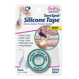Sore Spot® Waterproof Medical Tape White 1 Inch X 1-1/2 Yard Silicone NonSterile (1094600_EA) 1/EA