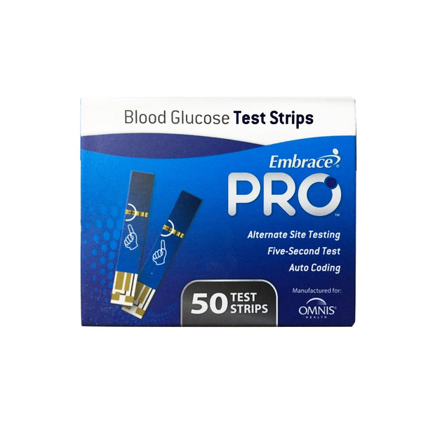 Embrace® Blood Glucose Test Strips 50 Strips per Pack (1034317_CS) 15000/CS