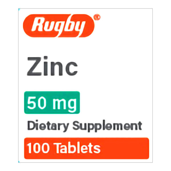 Major Pharmaceuticals Mineral Supplement Zinc Gluconate 50 mg Strength Tablet 100 per Bottle (1184285_BT) 1/BT