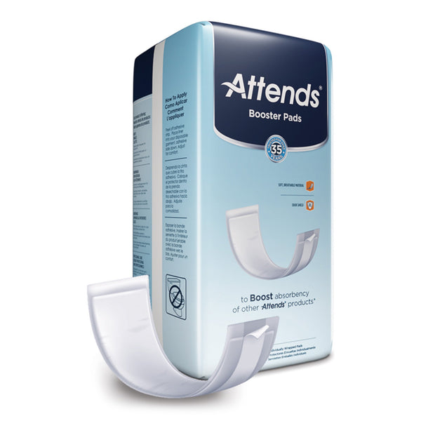 Attends® Booster Pad 3-1/2 X 11 Inch Light Absorbency Polymer Core One Size Fits Most (496076_BG) 1/BG
