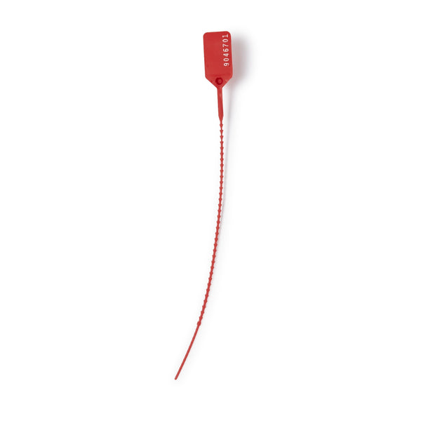 Health Care Logistics Easy Pull-Tight Seal Consecutively Numbered Red Polypropylene 8-7/8 Inch (889732_BX) 100/BX