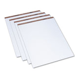 TOPS™ Easel Pads, Quadrille Rule (1 sq/in), 27 x 34, White, 50 Sheets, 4/Carton (TOP7900) Pack of 4