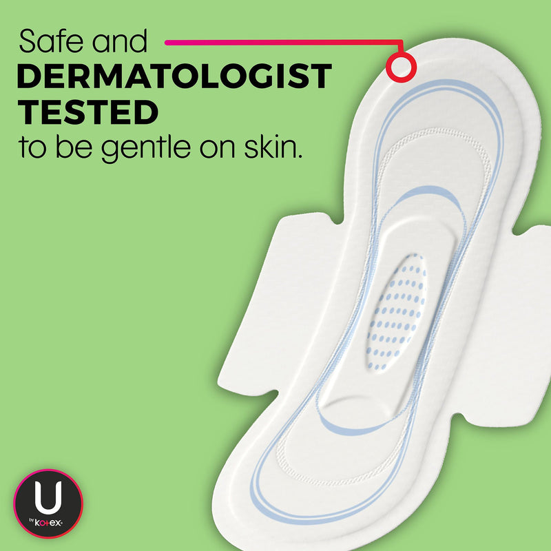 U by Kotex Security Feminine Pad Ultra Thin with Wings Regular Absorbency (1184197_PK) 36/PK