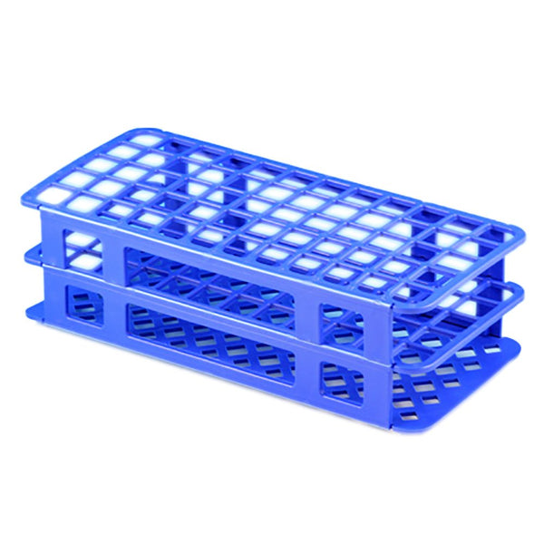 Globe® Scientific 456500 Series Stacking Test Tube Rack 60 Place 15 to 17 mm Tube Size Blue 2-4/5 X 4-1/8 X 9-3/5 Inch (542530_EA) 1/EA