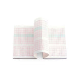 Edan® Recording Chart Paper Roll Red Grid (1051250_BX) 3/BX